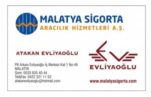 Malatya Evliyaoğlu Sigorta Aracılık Hizmetleri